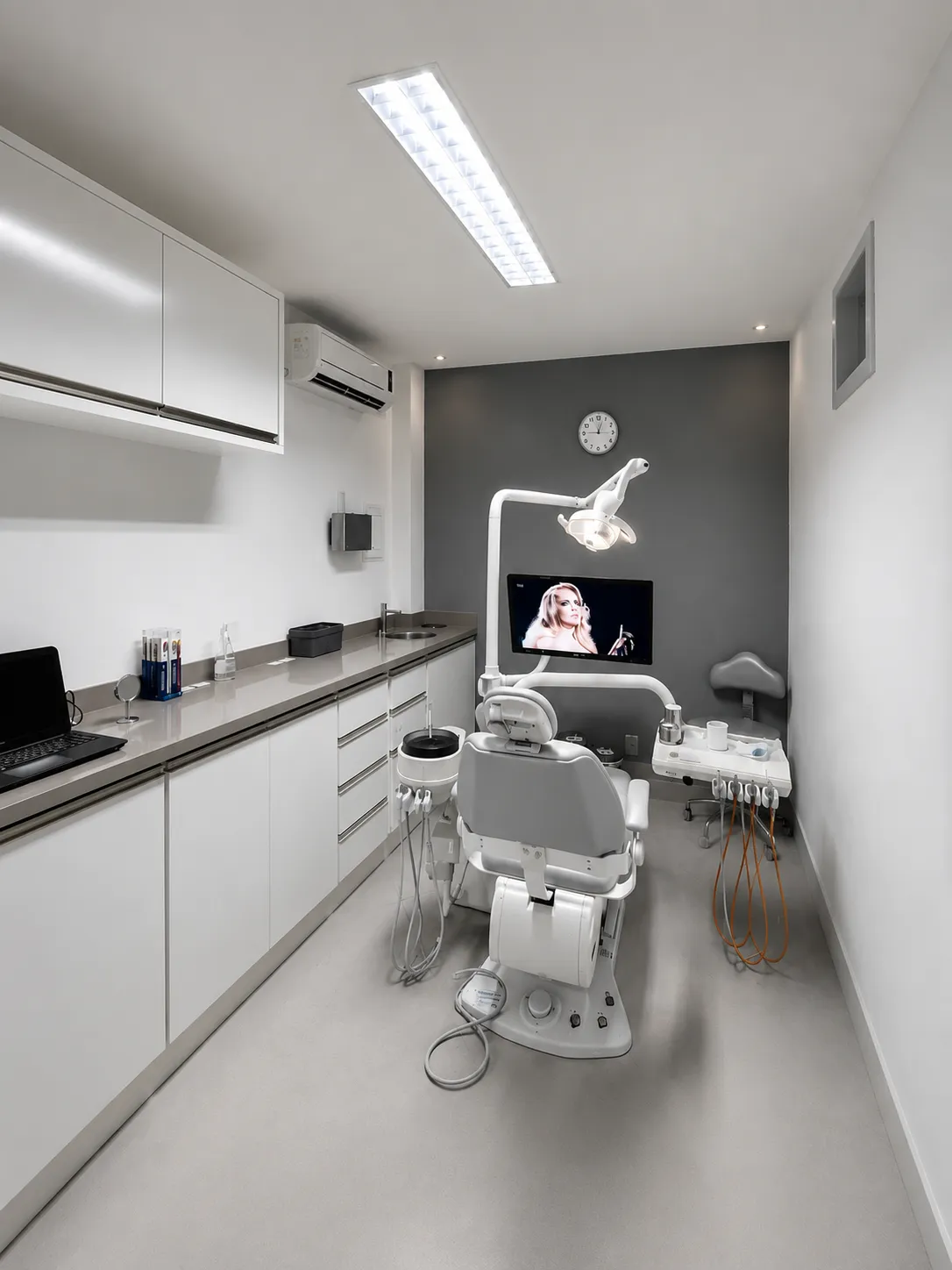 Ambiente da clínica odontológica White Lounge na Trindade, em Florianópolis - SC